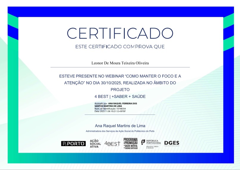 Webinar Certificate
